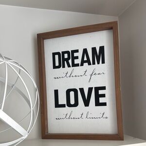 Black and White Art & Decals Wall Decor with Bold Typography